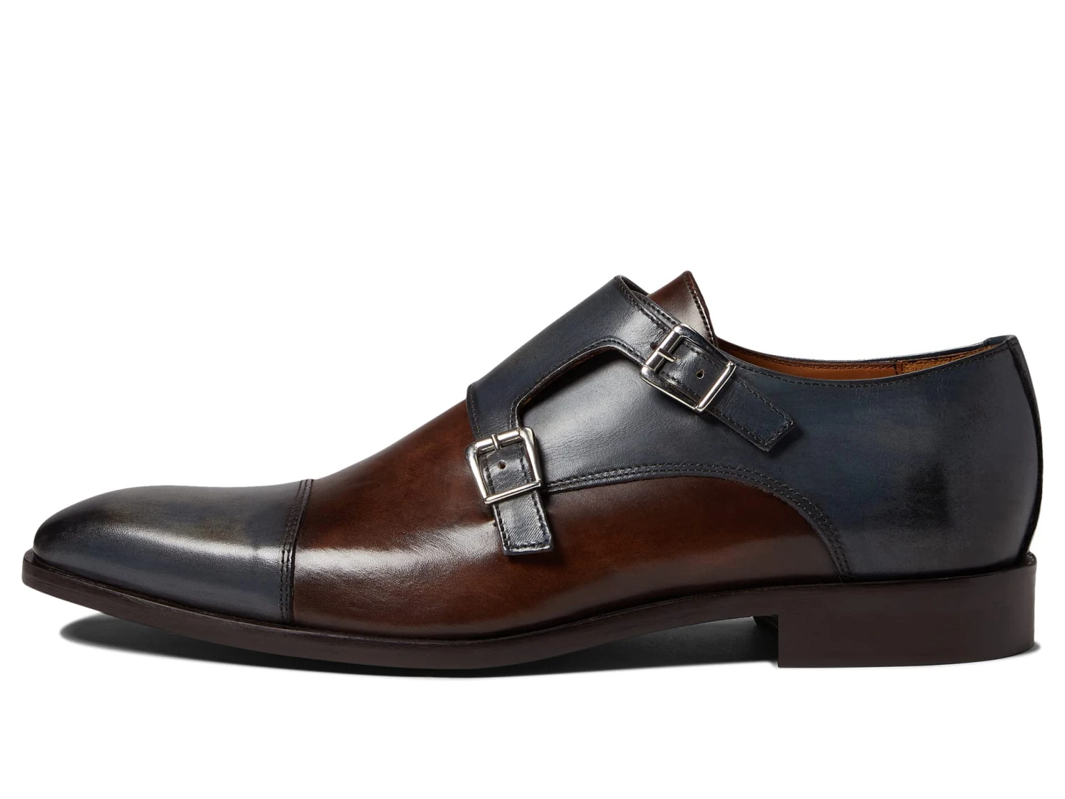 Massimo Matteo Two-Tone Double Monk 6 Massimo Matteo Two-Tone Double Monk - Image 4