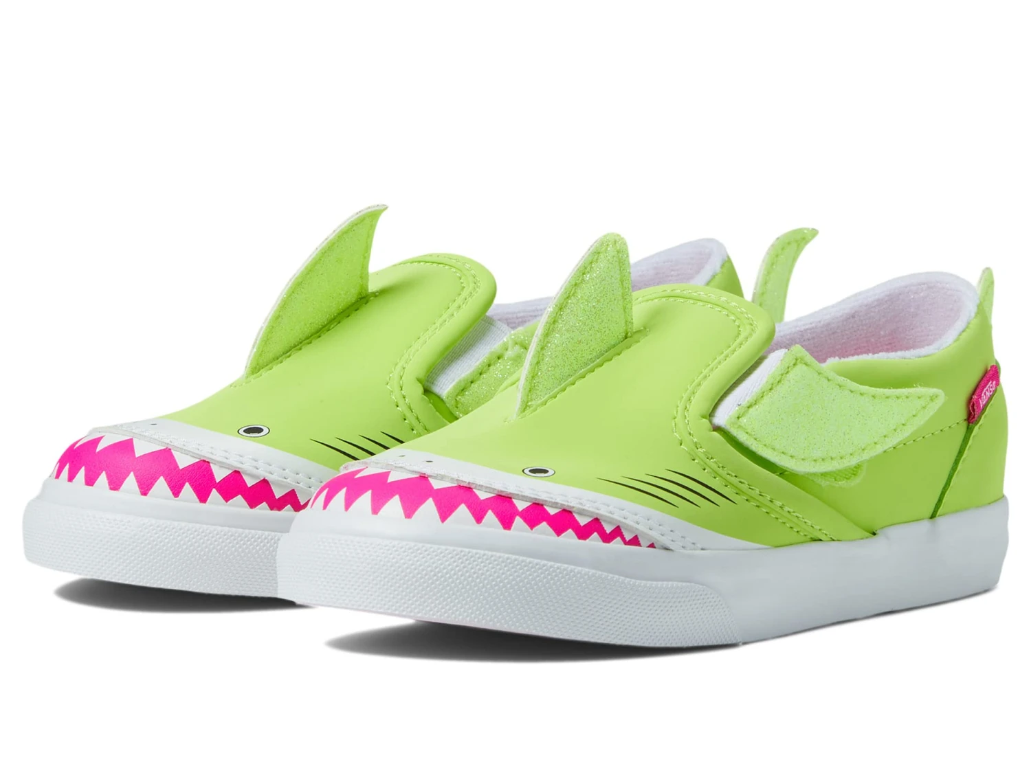 Vans Kids Slip-On V Shark (Infant/Toddler) 3 Vans Kids Slip-On V Shark (Infant/Toddler)