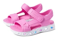SKECHERS KIDS Foamies Heart Lights Sandal 308045L (Little Kid/Big Kid)